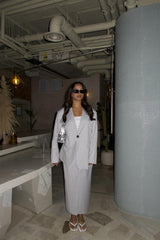 Light-Grey-Pinstripe Oversized-Blazer