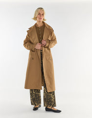 Glamorous Beige Trench Coat