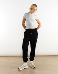 Light Grey Marl Fitness Short Sleeve Top
