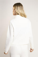 Agon Lounge Off White Full-Zip Jacket