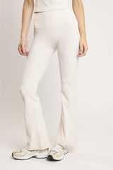 Signature White Flare Leggings