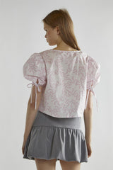 Grey Half Tutu Mini-Skirt