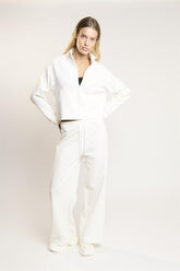 Agon Lounge Off White Wide-Leg Joggers
