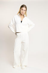 Agon Lounge Off White Wide-Leg Joggers