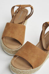 Tan Espadrille Sandals