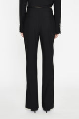 Black Straight Leg Trousers