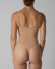 Agon Sand Neutral Body Form-Fitting Bodysuit