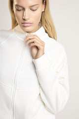 Agon Lounge Off White Full-Zip Jacket