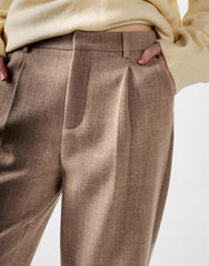 Stone Textured Tailored Fit Trousers