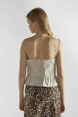 Natural Tie-Front Tops