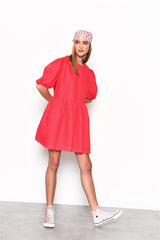 Azelea Puff Sleeve Skater Dress