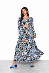 TM0401-BLACK BLUE MULTI ABSTRACT