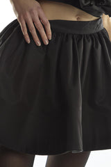 Skater Mini Skirt - Cecelia Black