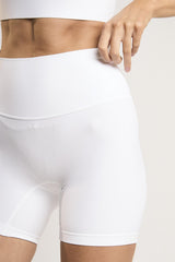 Signature White Seamless Shorts