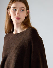 Khaki Brown Knitted Tee