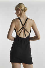 Black Bodycon Mini-Dress