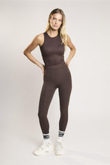 Signature Espresso Round-Neck-Vest Top.