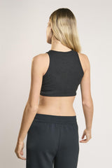 Black Tank Crop-Top