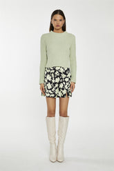 Sage Fluffy-Knit Jumper