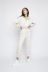 Stone Quarter Zip Sweatshirt