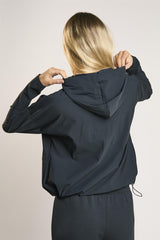 Signature Black Wind-Breaker Jacket.