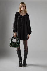 Green Studded Hand-Bag