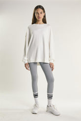 White Oversized Sweatshirt