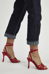 Red Heart Strappy Heels