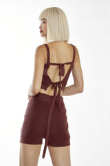 Cinnamon Knit Shorts