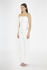 Off-White Lace-Up Corset-Top