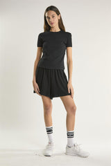 Black-Round-Neck-Top