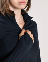 Agon Women's Black Zip Up Jacket