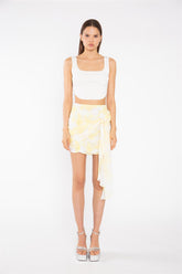 Off-White Knitted Corset-Top