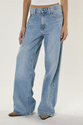 Vintage Blue Wide-Leg Jeans