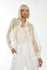 GS0403A-NUDE ORGANZA