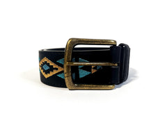 Black Buckled-Belt