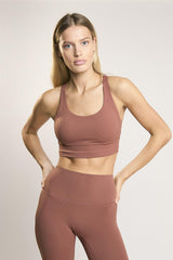 Signature Sienna Cross-Back Crop-Top