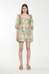 CK6940-PINK 60S FLOWER JACQUARD