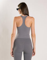 Agon Women's Dark Grey Halterneck Top