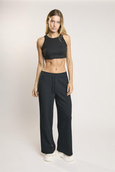Black Tank Crop-Top
