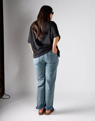 New Grey Denim Ripped Jeans