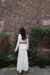 Vanilla- Square-Neck Crop-Top