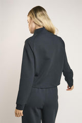 Agon Lounge Black Full-Zip Jacket.