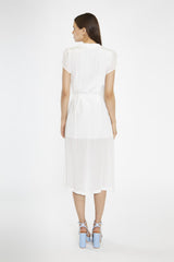 Off-White Shirt Midaxi-Dress