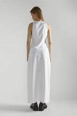 White Split Maxi-Skirt