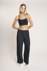Agon Lounge Black Wide-Leg Joggers.