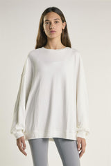 White Oversized Sweatshirt