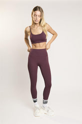 Signature Burgundy Scoop-Neck Crop-Top.