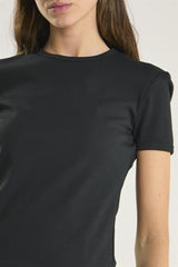 Black-Round-Neck-Top