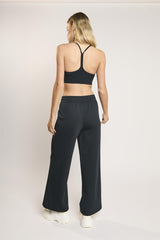 Agon Lounge Black Wide-Leg Joggers.